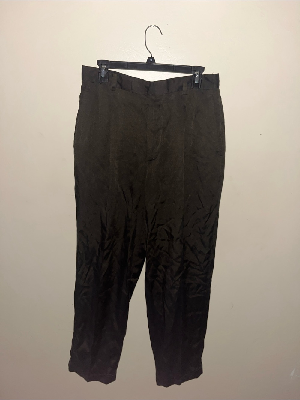 Men's Dark Green Dress Pants - Tailored Straight Fit